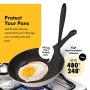 Klee 10-Piece Non-Stick Silicone Kitchen Utensil Set, Black