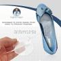 Dr. Fredericks Original Self-Adhesive Metatarsal and Arch Support Insole Gel Pads - 2 Pieces - Generous Ball of Foot Cushions for Arch Support, Plantar Fasciitis & More - Small - W4.5-8 | M6-7