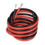 BNTECHGO 12 Gauge Silicone Wire Ultra Flexible 20 feet high Temp 200 deg C 600V 12 AWG Silicone Wire 680 Strands of Tinned Copper Wire Stranded Wire Model Battery Cable Black and Red Each Color 10 ft