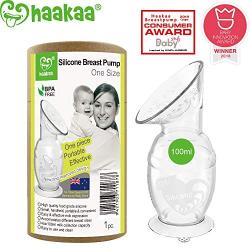 Haakaa Manual Breastpump Saver with Base 4oz/100ml