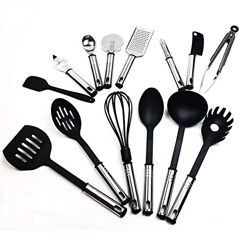 Professional For Hot Pink Cookware, 24 Pcs Spoon Cooking Multifunction Kitchenware Set Scrapper Silicone - Plate Set Camping, White Plastic Ladle, Plastic Ladles, Kitchen Amp Home, Camping Gadgets