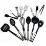 Professional For Hot Pink Cookware, 24 Pcs Spoon Cooking Multifunction Kitchenware Set Scrapper Silicone - Plate Set Camping, White Plastic Ladle, Plastic Ladles, Kitchen Amp Home, Camping Gadgets
