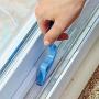 Trycooling Hand-held Groove Gap Cleaning Tools Door Window Track Kitchen Cleaning Brushes (Random Color-Blue, Yellow, Pink)