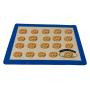 ALIZ Kitchenware Baking Mats Silicone 2 Pack Baking Sheets,Half Sheet Size 16.5" x 11.5", Sil Pads For Baking Professional Grade Non Stick For Cookie (Blue & Red), by ALIZ