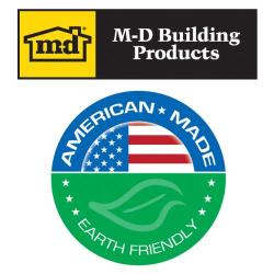 M-D Building Products 3723 M-D 0 Bottom Garage Door Sealer, 2 in W X 9 Ft L X 1 in H, Black