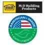 M-D Building Products 3723 M-D 0 Bottom Garage Door Sealer, 2 in W X 9 Ft L X 1 in H, Black
