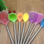 SKYyao Kitchen utensil set Silicone cookware non-stick cookware set kitchenware cooking set Kitchen supplies Silicone