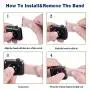 VATI Sport Band Compatible for Apple Watch Band 38mm 40mm 42mm 44mm, Soft Silicone Sport Strap Replacement Bands Compatible with 2019 Series 5 iWatch Apple Watch Series 4/3/2/1, Sport, Nike+, Edition