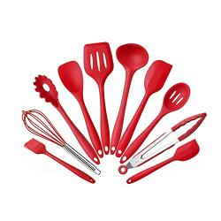 XYDD Silicone Kitchenware Set Non-Stick Heat-Resistant 10 Piece Set Baking Utensils