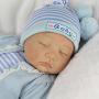 CHAREX Reborn Baby Doll Sleeping Soft Vinyl Newborn Doll Boy, Lifelike Realistic 22 inch Weighted Gift Set for Age 3+