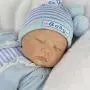 CHAREX Reborn Baby Doll Sleeping Soft Vinyl Newborn Doll Boy, Lifelike Realistic 22 inch Weighted Gift Set for Age 3+