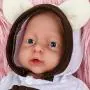 Vollence 16 inch Reborn Baby Doll That Look Real,Not Vinyl Material Dolls,Full Weighted Body Silicone Baby Dolls,Handmade Lifelike Realistic Baby Doll,Newborn Real Baby Dolls - Girl