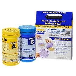 Smooth-On OOMOO 25 - FAST Curing Mold Making Silicone Kit - 2 Pints - EASY!