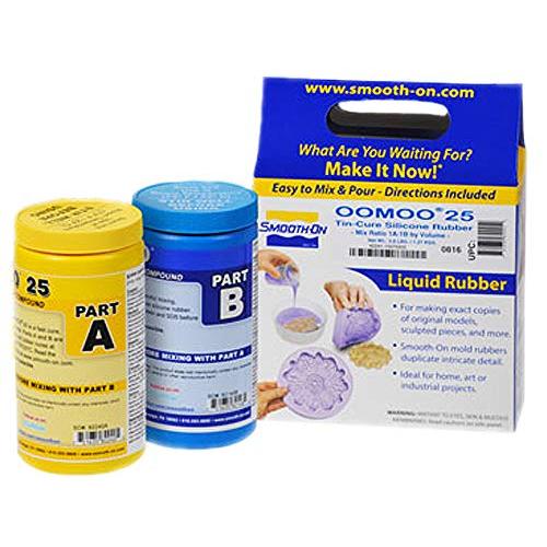 Smooth-On OOMOO 25 - FAST Curing Mold Making Silicone Kit - 2 Pints - EASY!