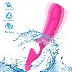 FUNRIDER Handheld Wireless Massager - Waterproof USB Charging Multi-Functional Massage Mode- Whisper Quiet -Soft Silicone Personal Massager-Pink