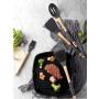 JunbosiKitchenware Comfortable Grip Silicone Slip Handle Kitchen Utensils High Temperature Non-Stick Silicone Kitchenware Set 11 Sets