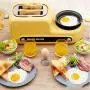 QIN.J.FANG-Kitchen 5 in 1 Multi-function toaster omelet, Toast, steamed egg, steamed meat, fried egg, non-stick frying pan,220 V
