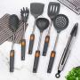 Silicone Kitchenware Kitchen Set - 304 Stainless Steel Silicone Kitchen Set - Silicone Kitchen Set Spatula Set - Silicone Appliance Cookware Set