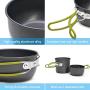 WYFMD Camping Picnic Set Pot Set Field Tableware Cookware Kitchenware Lightweight Compact Durable Pot Pan Bowls Outdoor Product
