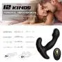 Rechargeable Vibrating Stimulator Plug Multi Stimulation Patterns, Portable Waterproof Postate Massager for Male Wireless Remote Control Silicone Toy