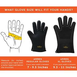 Barbecue Gloves & Pulled Pork Claws Set - Silicone Heat Resistant Grilling Accessories & Home Kitchen Tools for Your Indoor & Outdoor Cooking Needs - Use as BBQ Meat Turner or Oven Mitts