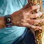 AdMaster Bands Compatible with Apple Watch 38mm 40mm 42mm 44mm,Soft Silicone Replacement Wristband Compatible with iWatch Series 1/2/3/4