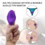 Wearable Vibrator Clitoral Panty Massager - Adorime Adjustable Buckle Clitoris Stimulator with 10 Modes, Waterproof Butterfly Vaginal Adult Toy with Remote, Rechargeable Sex Thing for Women & Couple