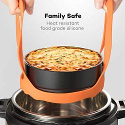 SiCheer Pressure Cooker Sling Silicone Bakeware Sling for Instant Pot 6 Qt / 8Qt, Compatible with Other Brand Multi-Function Cookers