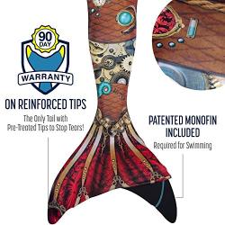 Fin Fun Mermaid Tails for Swimming with Monofin - Kids and Adult Sizes - Limited Edition