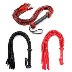 Guiseniour Game Spancking Floggor Pu Leather Funy Snake Weave Loose Diamond Handle Whip Toy Bondagge