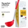 Klee 11-Piece Nonstick Silicone Cooking Utensil Set with Stainless Steel Handles (Red)