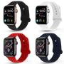 NUKELOLO Sport Band Compatible with Apple Watch 38MM 40MM 42MM 44MM,Soft Silicone Replacement Strap Compatible for Apple Watch Series 5/4/3/2/1