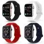 NUKELOLO Sport Band Compatible with Apple Watch 38MM 40MM 42MM 44MM,Soft Silicone Replacement Strap Compatible for Apple Watch Series 5/4/3/2/1