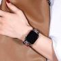 OriBear Compatible with Apple Watch Band 40mm 38mm 44mm 42mm Elegant Floral Bands for Women Soft Silicone Solid Pattern Printed Replacement Strap Band for Iwatch Series 5/4/3/2/1