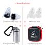 Ear Plugs Noise Reducing - High Fidelity Earplugs for Musician Concert Drummer Percussion DJ and Sleeping Noise Cancelling - Reusable Comfortable Silicone Protection from Loud Sounds