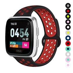 Compatible for Fitbit Versa | Soft Silicone Replacement Sport Band for Versa 2/Versa Lite/Versa 1/SE
