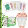 Foot Pads-Kapmore 60pcs Upgraded 2 in 1 Foot Pad Contains 6 Different Natural Plant Scents Foot Pads-Can Improve Sleep and Relieve Stress, Used to Remove Impurities and Foot Care