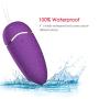 EROCOME Wireless Waterproof 12+1* -Frequency Silicone Vagina Love Egg Six Toys for Women Powerful Quiet and Long -Lasting Motor USB rechargeble（ Purple）
