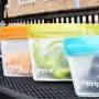 rezip 5-piece Stand-Up Leakproof Reusable Storage Bag Pack n Go Kit