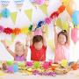 SelfTek 25 Pack Happy Birthday Silicone Wristband for Kids Corlorful Rubber Bracelets Stretchable Teenagers Party Rubber Bands Gift Favors Game Fashion Decorations Toys, 5 Styles