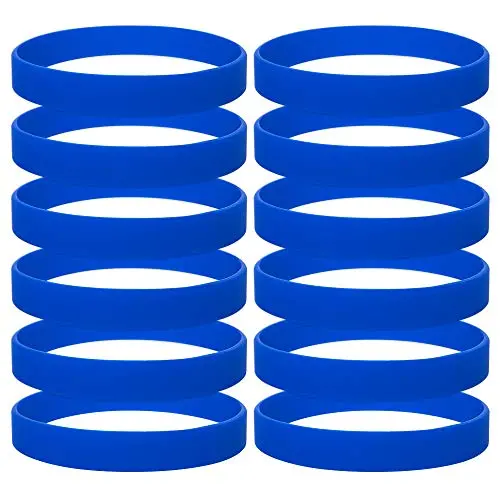 GOGO Wholesale Rubber Bracelets for Kids Silicone Wrist Bands for Events Rubber Bands Party Favors