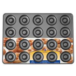 Wilton Perfect Results Non-Stick Donut Pan, 20-Cavity Donut Baking Pan