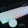 Alimao Special Sales Colorful LED Cool Illuminated Backlit USB Wired PC Rainbow Gaming Keyboard Mouse Set