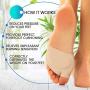 Ball of Foot Cushions (2 Pieces) - Metatarsal Pads | Forefoot Pads of Soft Fabric - Foot Sleeve Mortons Neuroma - Prevent Pain and Discomfort