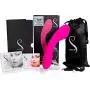 The Swan Wand Powerful Vibrator, Quiet Silicone Massager, Waterproof and Rechargeable Clitoral Stimulator, Multi-Function, Multi-Speed, Pink Color Adult Sex Toy