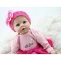 OCSDOLL Reborn Baby Dolls 22" Cute Realistic Soft Silicone Vinyl Dolls Huggable Baby Doll,Toddler Dolls for Girls