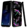 Samsung Galaxy S8 Case with Beautiful Dragonfly Pattern Whimsical Design Bumper Black Soft TPU and PC Protection Anti-Slippery &Fingerprint Case for Samsung Galaxy S8