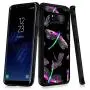 Samsung Galaxy S8 Case with Beautiful Dragonfly Pattern Whimsical Design Bumper Black Soft TPU and PC Protection Anti-Slippery &Fingerprint Case for Samsung Galaxy S8