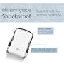 Silicon Power 2TB Rugged Armor A30 Military Grade Shockproof USB 3.0 2.5 Inch for PC,  PS4 Pro and PS4 Slim, White