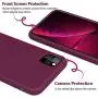 KUMEEK iPhone 11 Pro Case, Soft Silicone Gel Rubber Bumper Case Anti-Scratch Microfiber Lining Hard Shell Shockproof Full-Body Protective Case Cover for Apple iPhone 11 Pro-WineRed